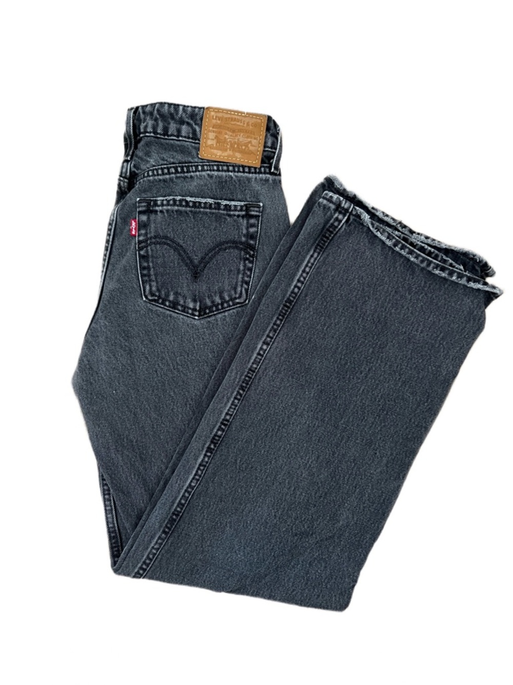 Levi's Black Wash Low Loose Jeans